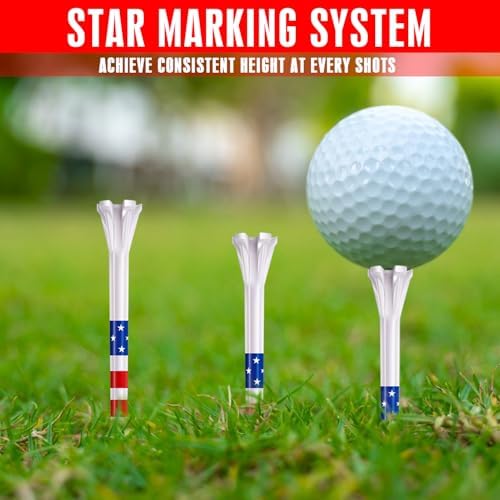 CHAMPKEY 5-Prong Plastic Golf Tees 120 Pack - Image 5