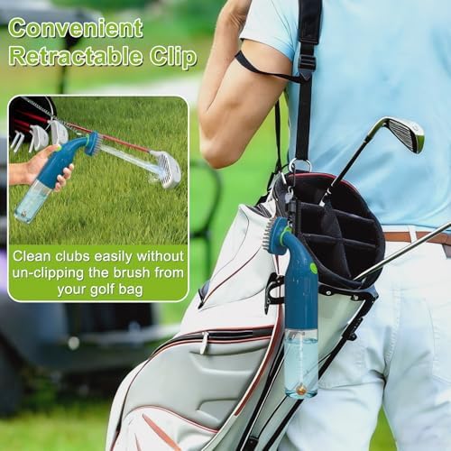 Electric Golf Club Cleaner Brush AA Battery Powered - Image 6
