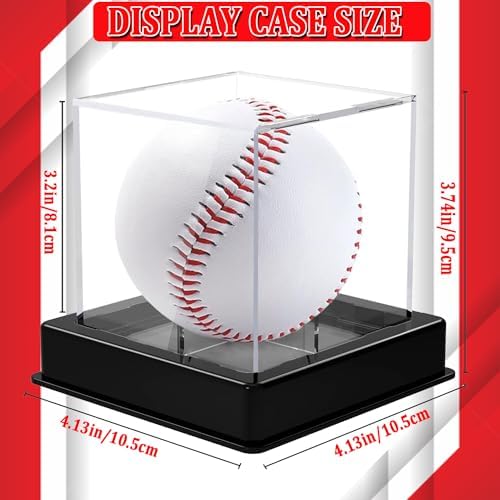 Taeku Baseball Display Case – Acrylic Cube Ball Holder - Image 2