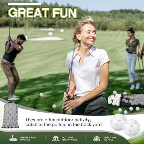 300 Pcs Plastic Practice Golf Ball 42mm PU Foam Balls - Image 5