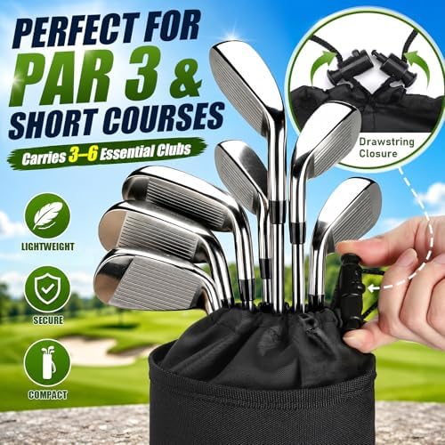 TOBWOLF Golf Carry Bag for Men, 900D Lightweight Bag for 3-6 Clubs - Image 3