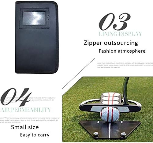 Golf Putting Tutor with Free Zipper Case, Swing Trainer, Putting Mirror - Image 5