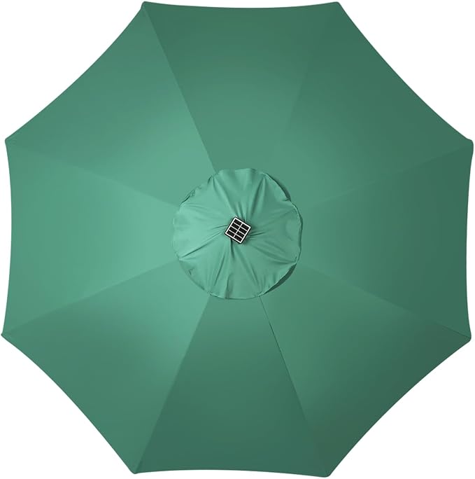 9 ft Solar Umbrella, Patio Umbrella - Image 4