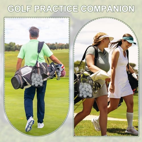 Golf Ball Storage Bag Nylon Mesh Golf Pouch - Image 6