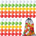 MiniInflat 80 Pcs Practice Golf Balls Plastic 42mm by MiniInflat