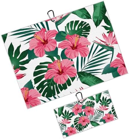 Tropical Floral Golf Towel 2 Packs by Unknown