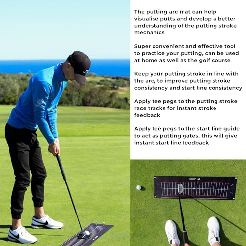 Golf Putting Practice Training aid, Perfect Perfect Practice Golf Putting mat - Image 3