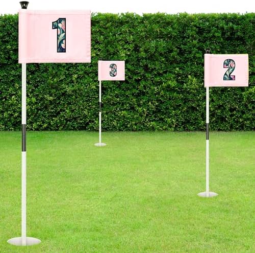 Golf Flag 8x6 Inch – 420D Nylon Double-Sided Mini Pin Flag - Image 2