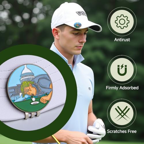 【Funny Golf Ball Markers Magnetic Hat Clips】 Hilarious Novelty Gift - Image 3