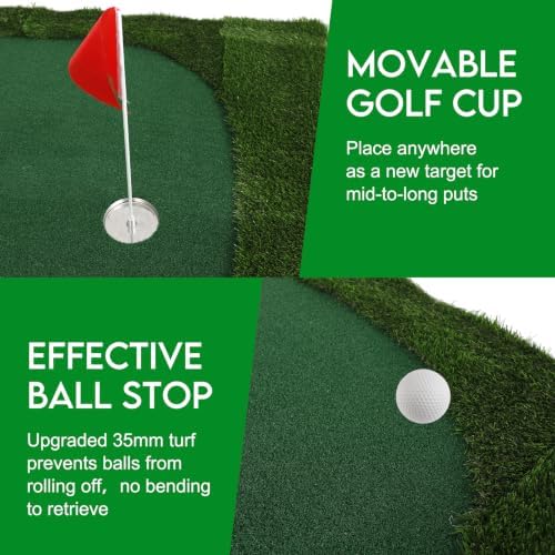Golf Putting Green Training Mat - Image 5