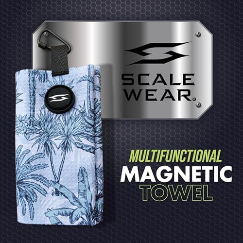 Magnetic Microfiber Waffle Golf Towel Large 16"x24" Clean - Image 4