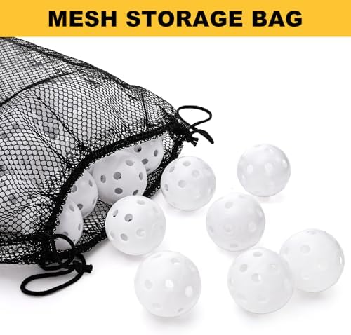 100 Pack Practice Golf Balls, Plastic Golf Training Balls 41mm Hollow Airflow - Image 3