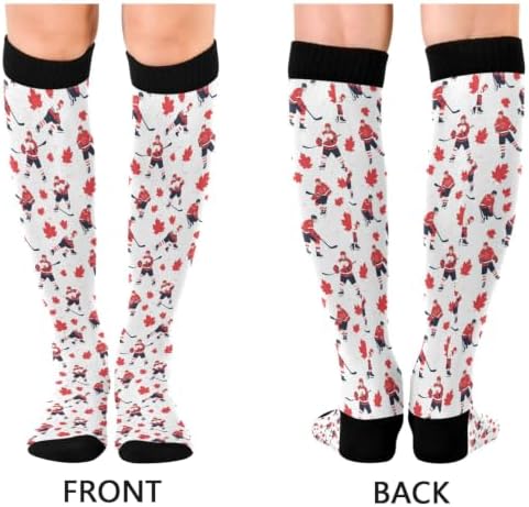 White Baseballs Stitching Compression Sock - Image 2