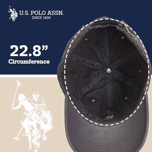 U.S. Polo Assn. Baseball Cap, 100% Cotton Adjustable Dad Hat - Image 6