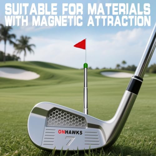 Telescopic Magnetic Golf Alignment Rods-Alignment Sticks-Swing Training Aid - Image 6