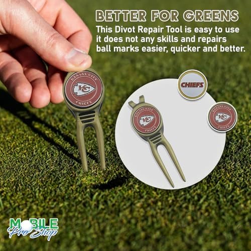 Divot Repair Tool with Double-Sided Removable Magnetic Ball Marker - Image 6