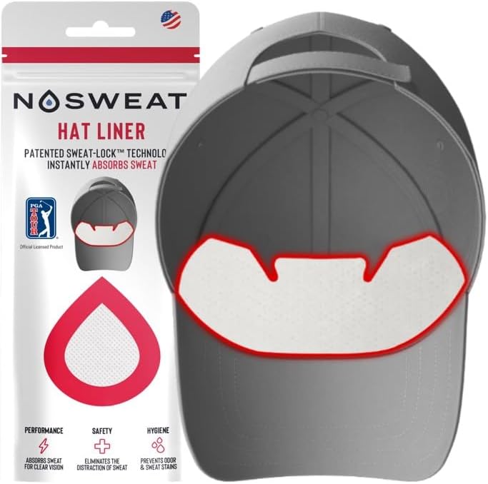 Hat Sweat Liners | PGA Tour Licensed | Protects, Prevents Stains & Odor | Golf - Image 6