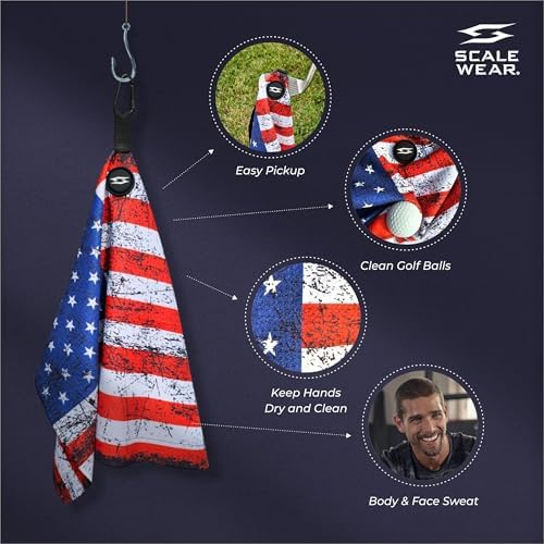 Magnetic Waffle Golf Towel 16x24 - Image 4