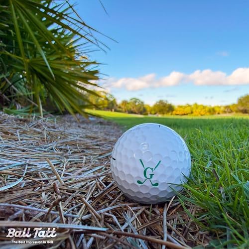 Golf Ball Stamp Personalized Monogram Initial Self-Inking Marker Quick Dry - Image 2