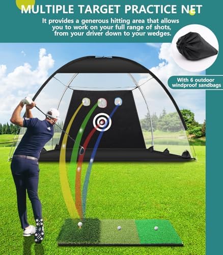 Golf Net: 10x7FT Golf Practice Net - Image 4
