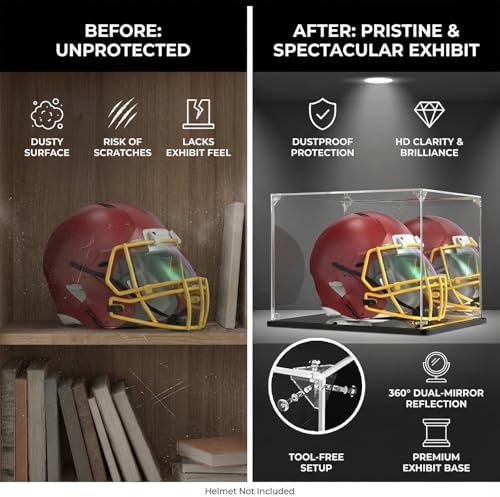 Full Size Football Helmet Display Case - Image 4