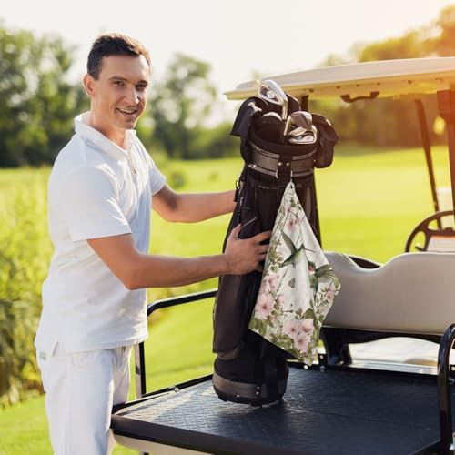 Hummingbird Golf Towel Microfiber - Image 6
