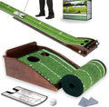 Indoor Putting Green with Automatic Ball Return and Dual Hole by Dachengus