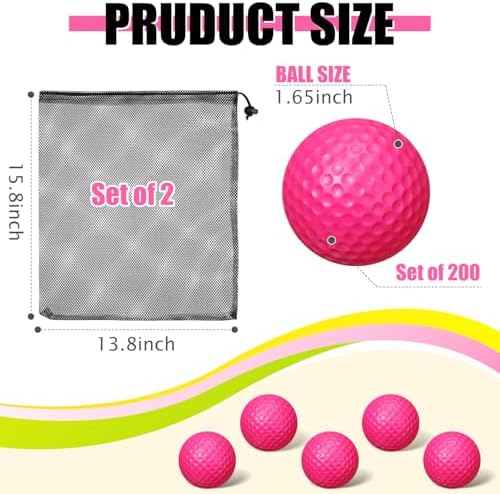 200 Pcs Foam Golf Practice Balls Bulk - Image 3