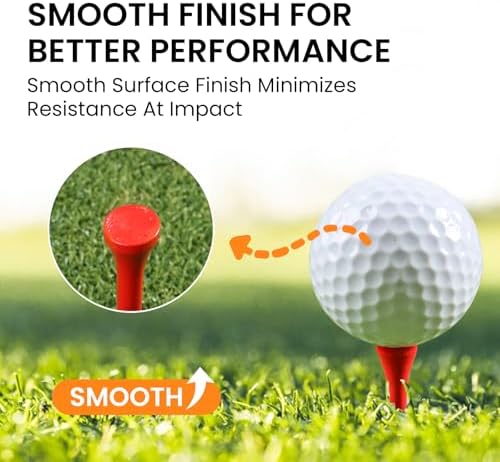 FINGER TEN Golf Tees Wood Bulk - Image 3