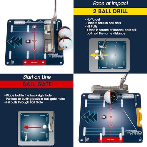 EyeLine Golf Putting Mirror, Circuit Trainer, Portable Putting Alignment - Image 2