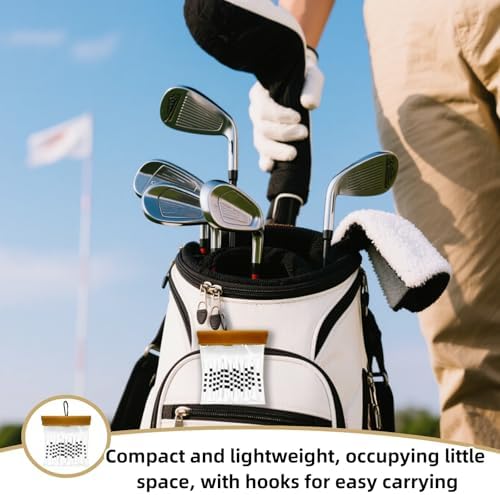 1 PCS Golf Tee Pouch Bag with Clip Transparent Golf Tees and Balls Storage - Image 5