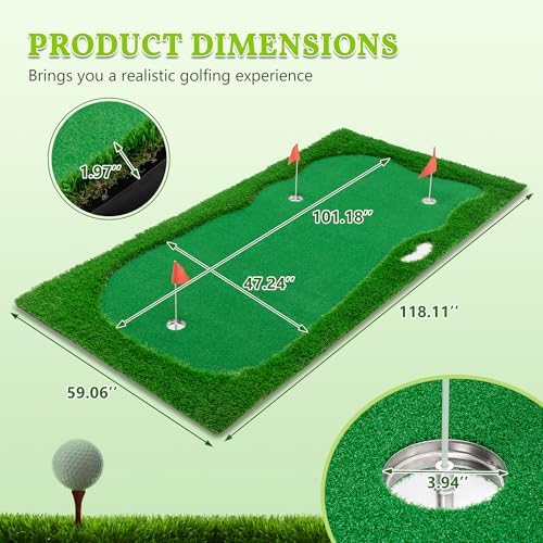 Golf Putting Green Mat Professional Practice Mat - Image 7