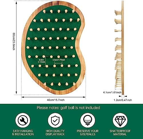 40 Golf Ball Display Rack Cabinet Holder Case - Image 4