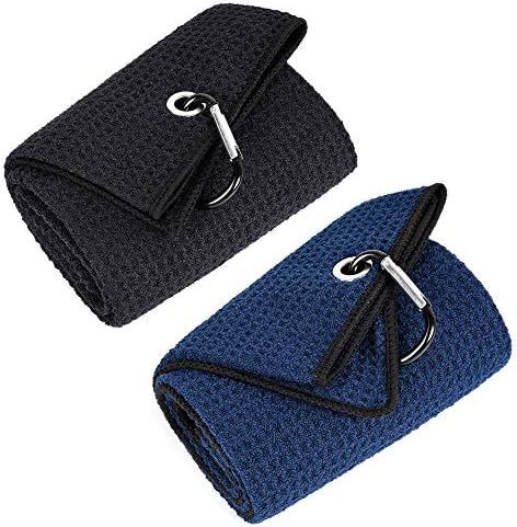 Mile High Life Tri-fold Golf Towel | 16" X 24" | Premium Microfiber Fabric | by MileHighLife