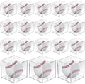 18 Pcs Baseball Display Case, 3.15 Inches by Chivao