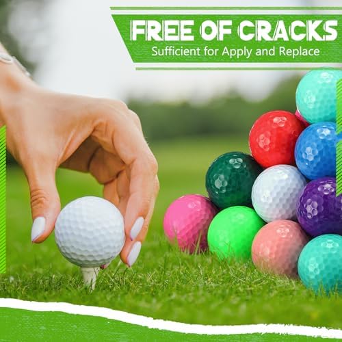 Vinsot 48 Pcs Golf Balls Bulk Solid Rubber Golf Soft Training Balls - Image 4