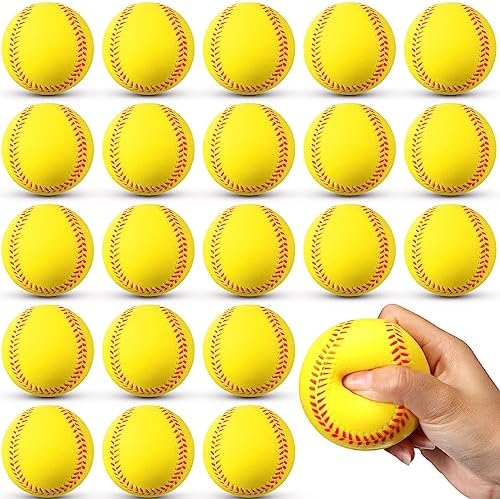 Wettarn 36 Pcs Foam Baseball Bulk Soft Baseball by Wettarn