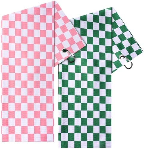 Mindsoft 2 Pieces Funny Golf Towel Microfiber Embroidered Ball Towels by Mindsoft