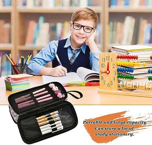 ZAZYXTJ Cute Cow Pencil Case Large Capacity Pencil Pouch - Image 6