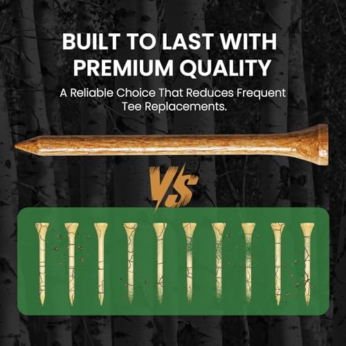 Amy Sport Golf Tees Wood 5X Stronger 50 Pack - Image 4