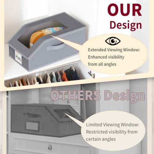 Stackable Hat Storage, Hat Organizer, Baseball Cap Organizer, Quick Access - Image 7