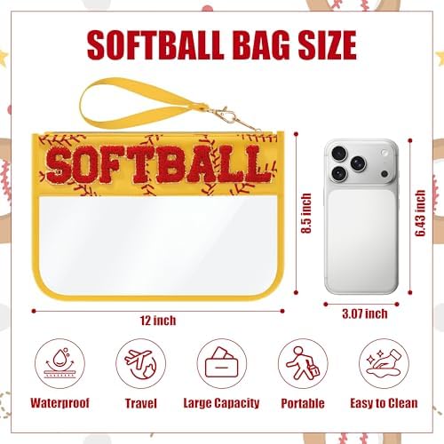 BuyCard Softball Gifts Makeup Bag - Image 2