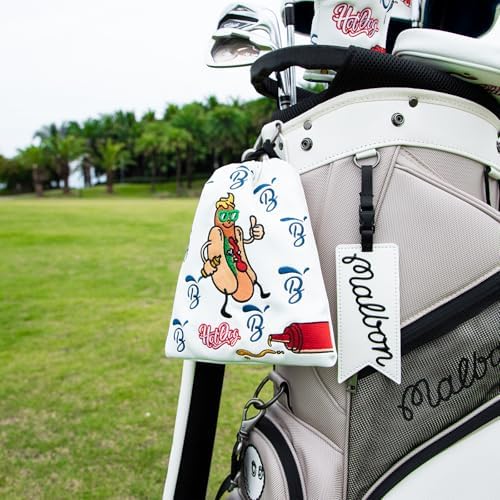 Golf Valuables Pouch, Hot Dog Golf Pouch Bag - Image 4