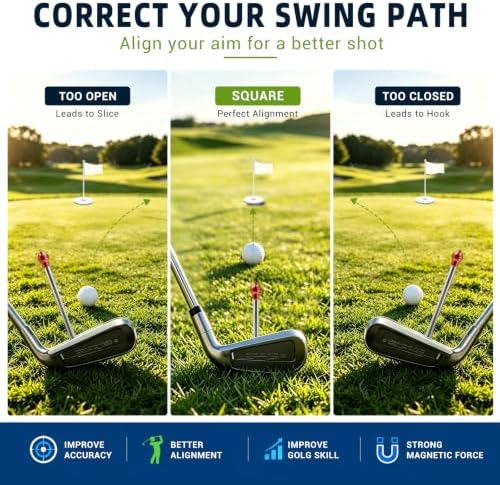 Golf Magnetic Alignment Rods, Golf Alignment Sticks, Golf Training Aid - Image 4