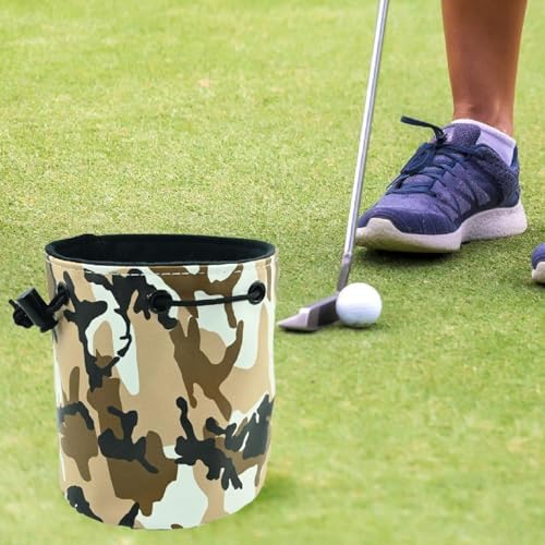 harayaa Golf Ball Bag Golf Equipment Bag Drawstring Pouch Holder Waterproof - Image 2