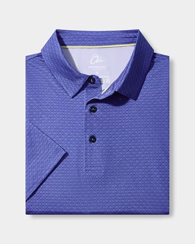 Obla Men's Golf Shirt Short Sleeve Dry Fit Collared Polo Shirts - Image 5