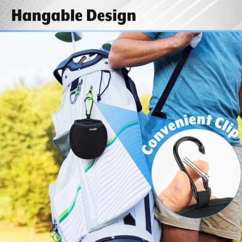 Cosmos Portable Pocket Golf Ball Washer Pouch Golf Ball Cleaner Pouch - Image 6