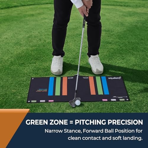 Magnetic Golf Stance Towel & Alignment Training Aid – Dual-Sided Proper Ball - Image 4