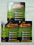 4 Yards More Golf Tee 3 Pack by 4+Yards+More+Golf
