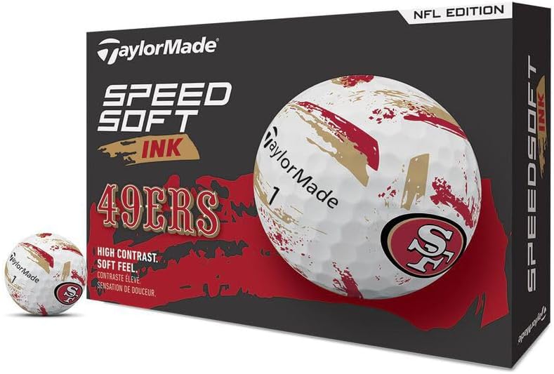 TaylorMade Golf Speed Soft Ink NFL Golf Balls by Unknown